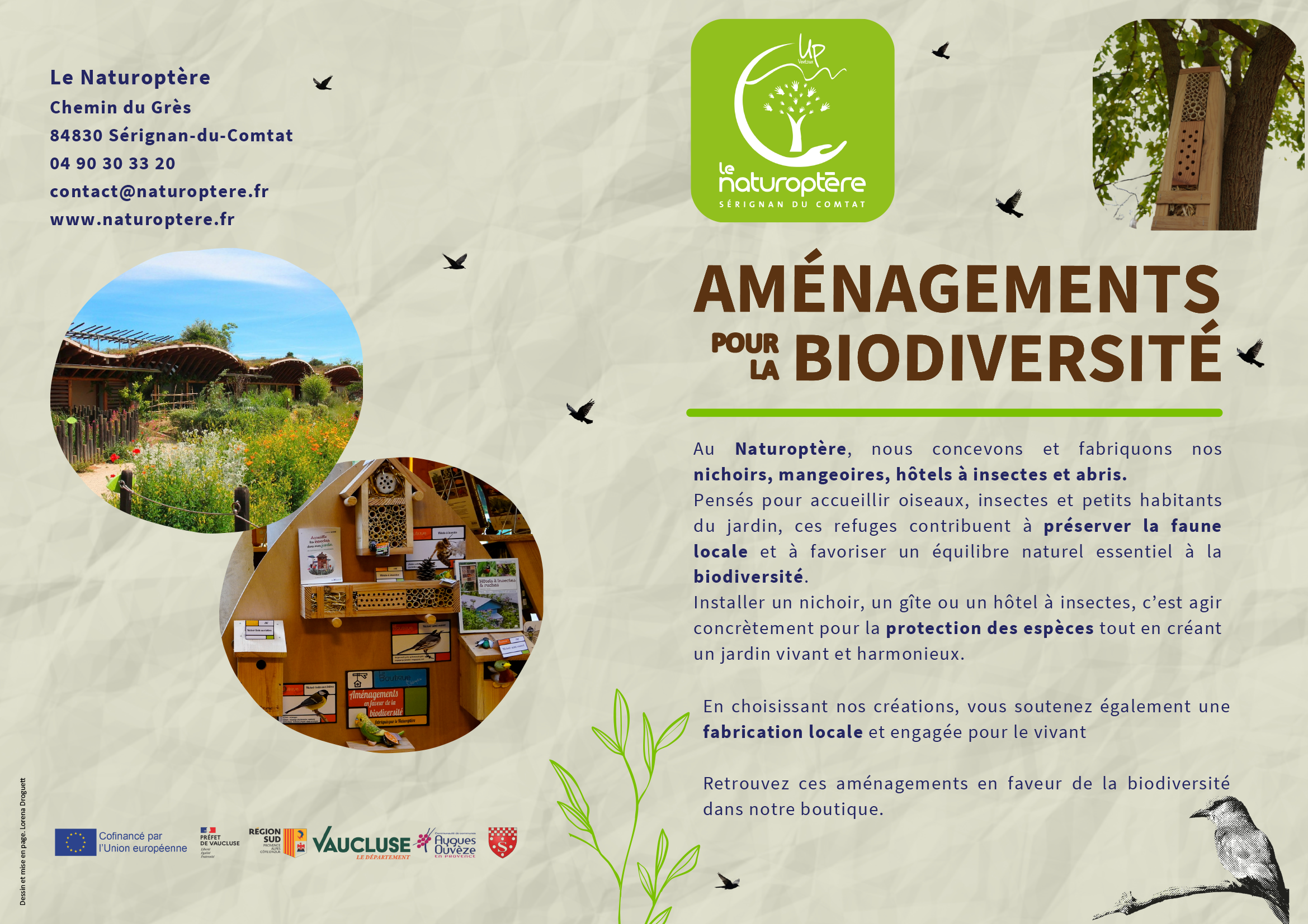 Catalogue des nichoirs 2026