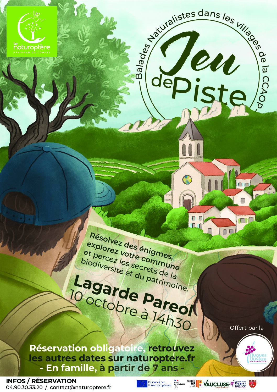 affiche rendez vous nature lagarde
