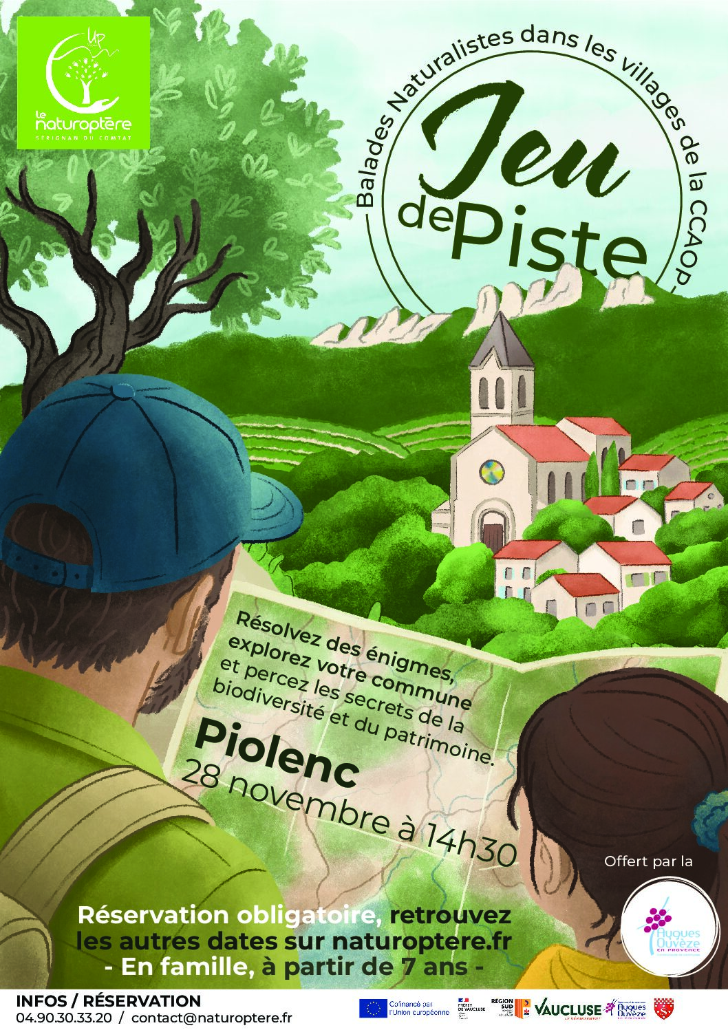 affiche rendez vous nature piolenc