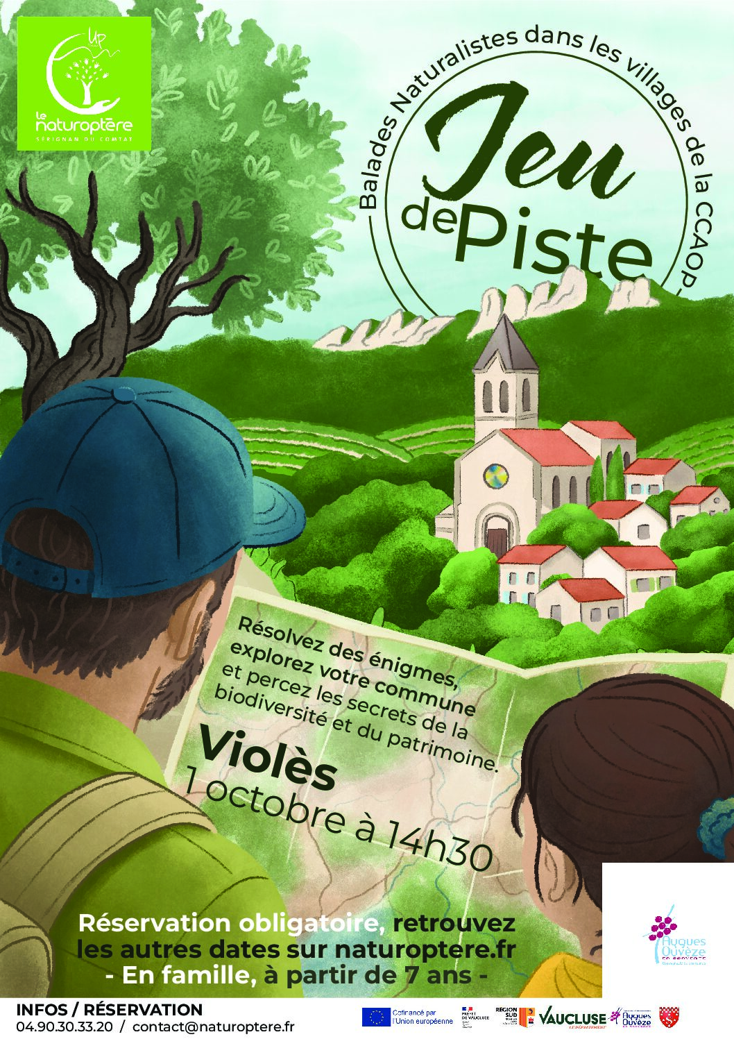 affiche rendez vous nature violes